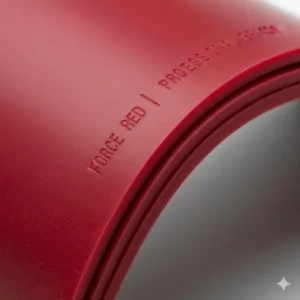 The high-quality anti-snap latex material of durable red resistance bands.
