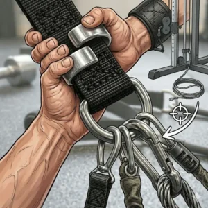 5. A set of universal replacement exercise handles compatible with Bowflex machines, cable crossovers, and resistance tubes.