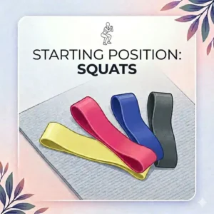 Comparison illustration of non-slip fabric mini bands vs classic latex loops.